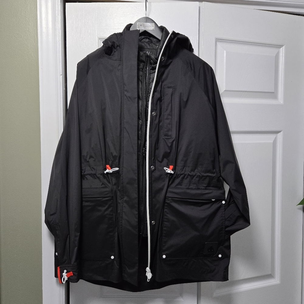 Moose Knuckles Toney Rain Jacket With Puffer Vest (3 In 1)